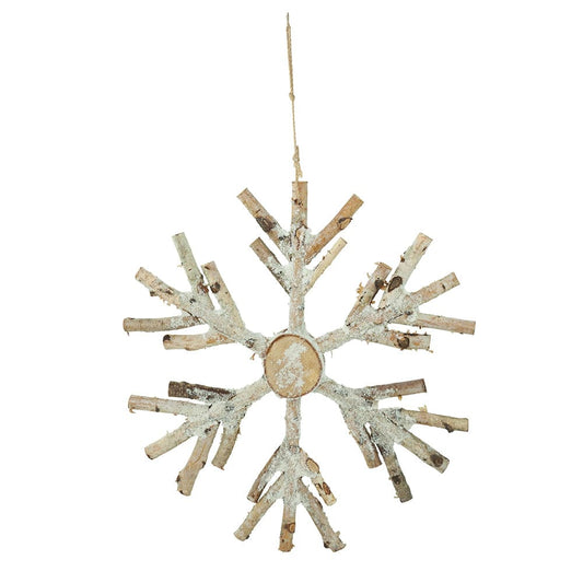 25" Wood Snowflake