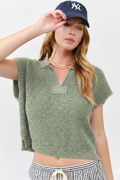 Lightweight Short Sleeve Sweater