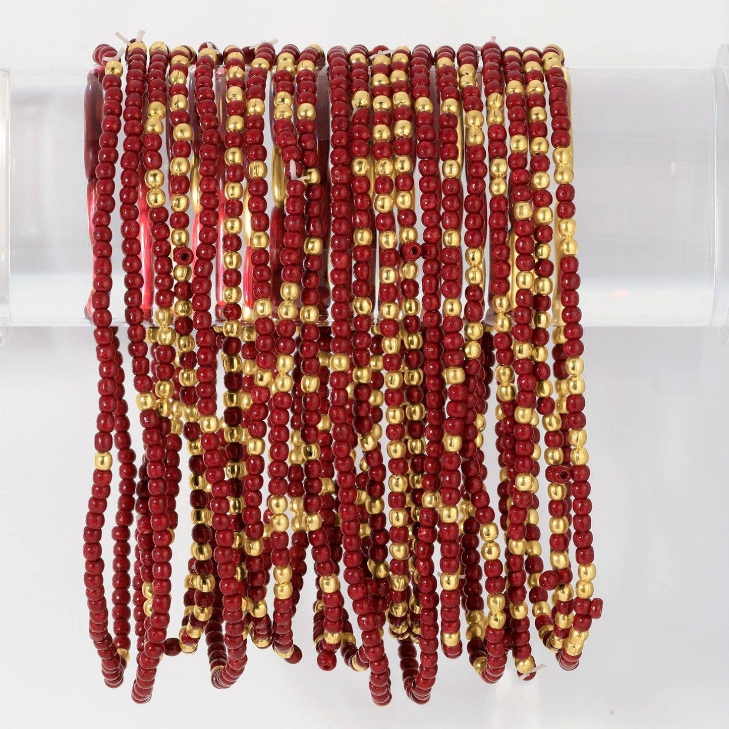 Stretch Beaded Solid Game Day Bracelets