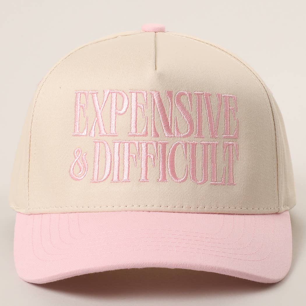EXPENSIVE and DIFFICULT Embroidered Trucker Hat