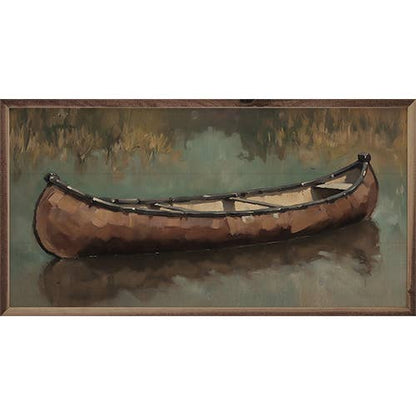 Old Canoe On The Water