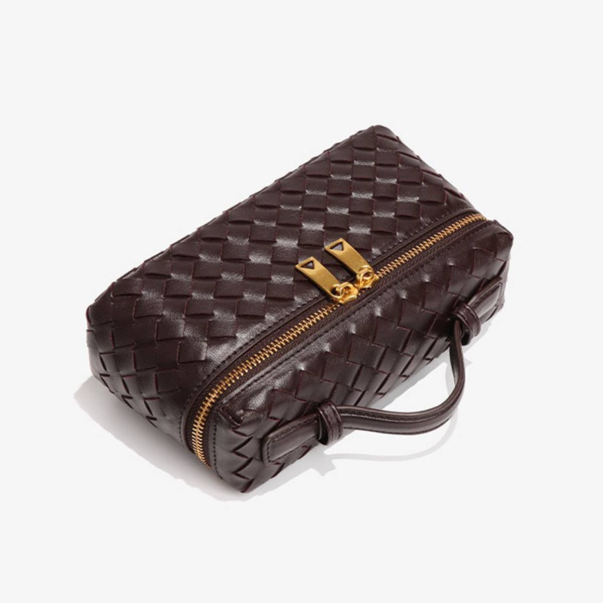 Handmade Woven Trendy Box Shoulder Bag_CWAB06123