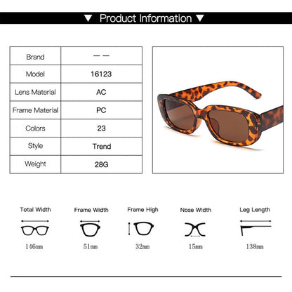Trendy Small Square Sunglasses for Women, UV400_CWASG0071: BROWN / (OS) 1