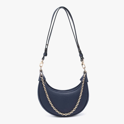 Zora Moon Shoulder Bag w/ Chain Purse