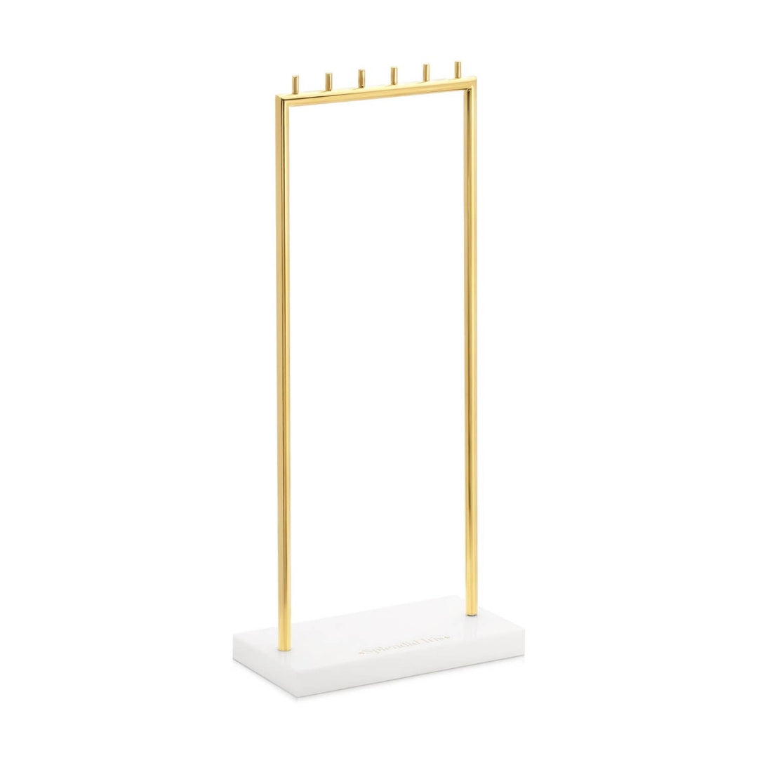Branded Free Floating Necklace Display With 6 Hooks