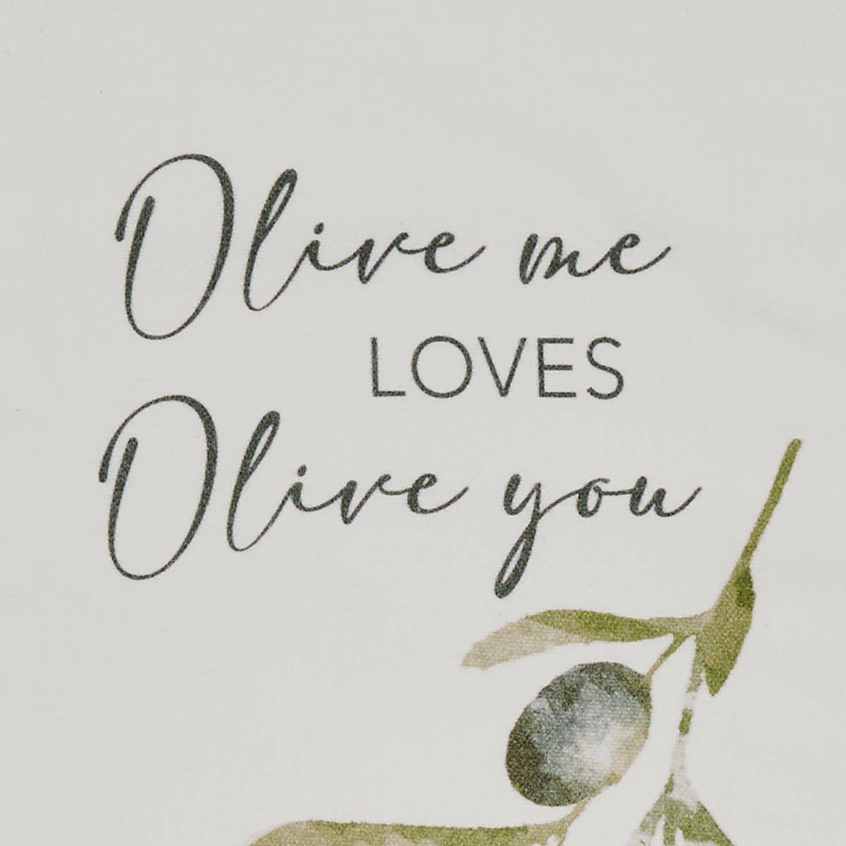 Olive Me Loves Decorative Dishtowel