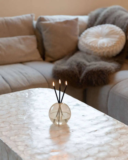 Neva Vase, Pampas - Oil Candle