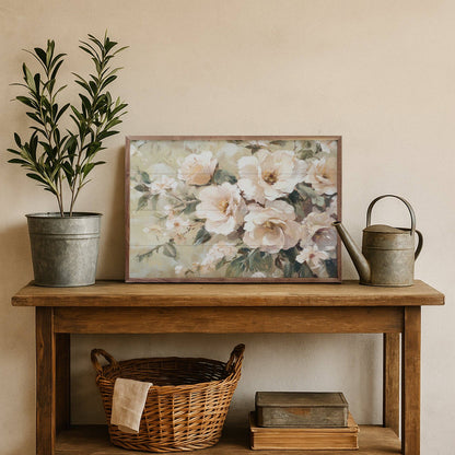 Neutral Blushing Blooms By Petals Prints