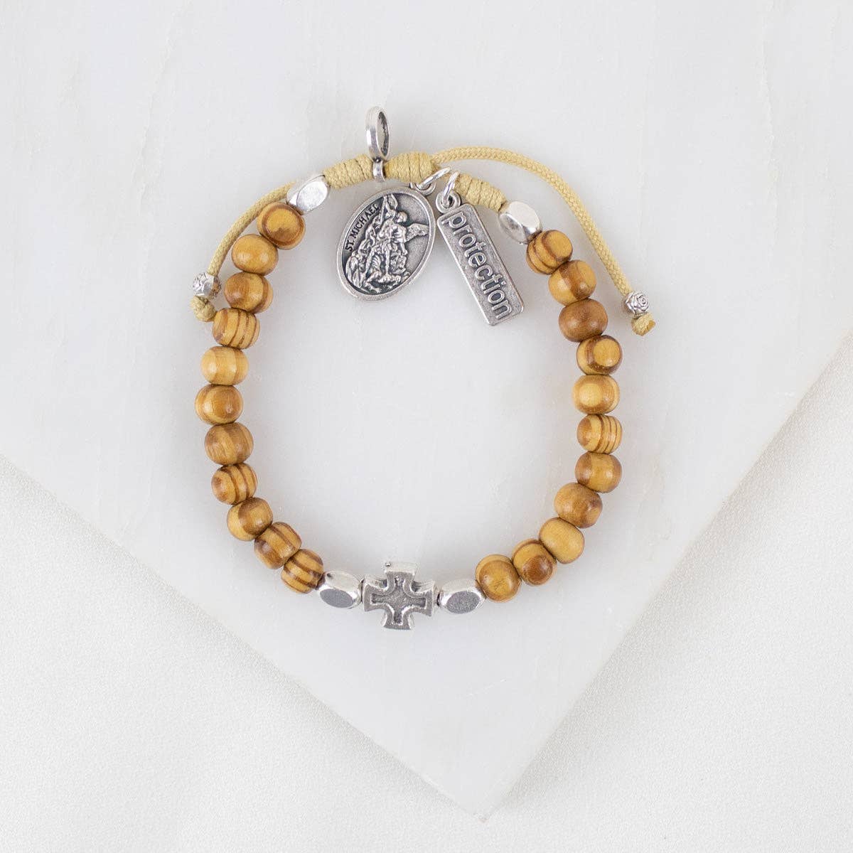 Rooted in Faith Bracelet - Archangel Michael/Guardian Angel Protection