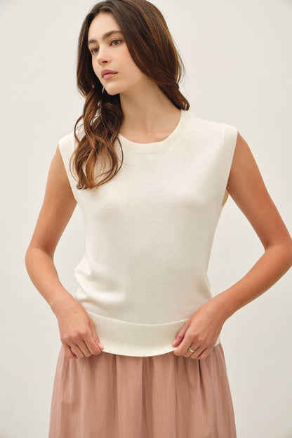 Soft Everyday Sleeveless Sweater