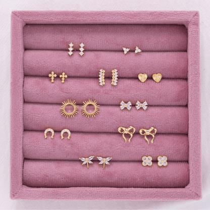Heart Burst Studs