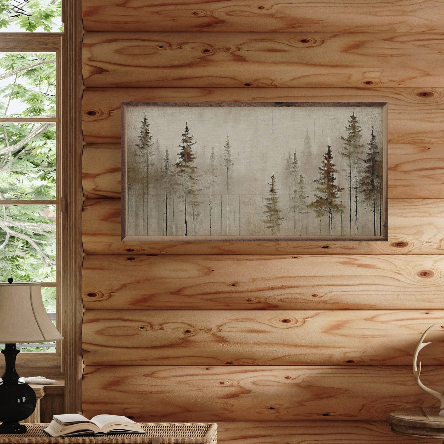 Pine Trees II Art Print