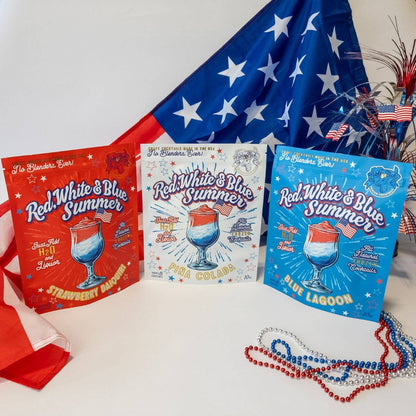 Red, White & Blue Summer Collection Frozen Cocktails (3 flavors available)