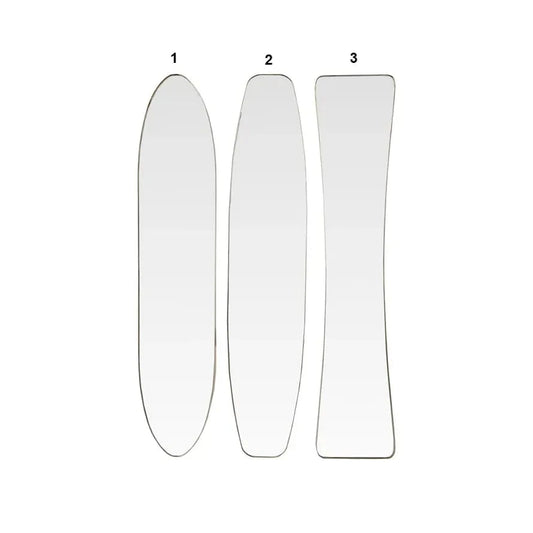 Metal Framed Wall Mirror, Gold Finish, 3 Styles