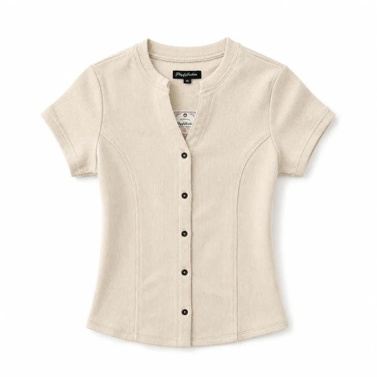 Aurora SS Y Neck Tee