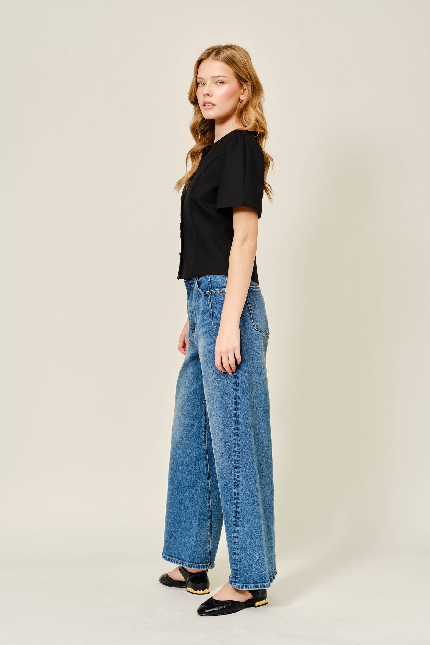 Femme Classic Button Down Blouse
