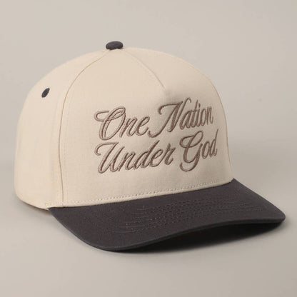 One Nation Under God Two-Tone Trucker Hat