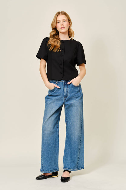 Femme Classic Button Down Blouse