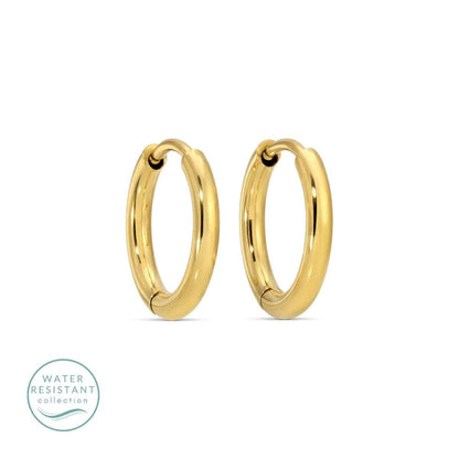 Everyday Huggie Earrings, Water Resistant