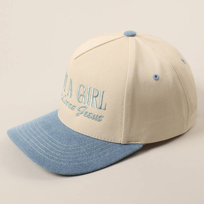 Just A Girl Who Loves Jesus Trucker Hat