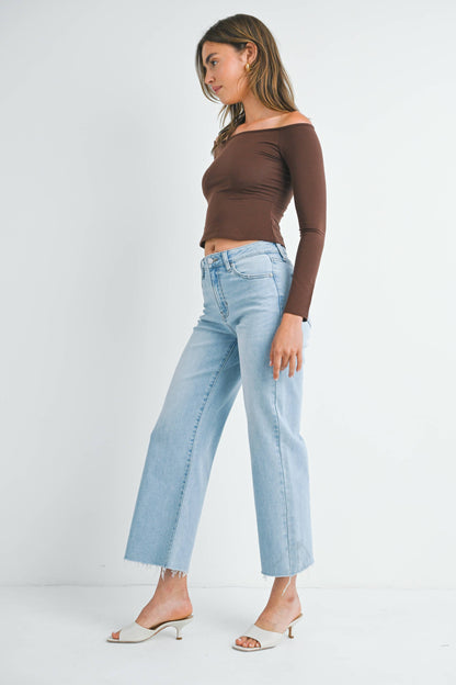 Slim Wide Leg