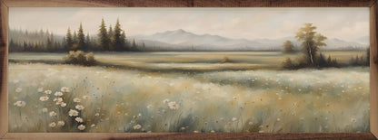 Valley With Flowers Left