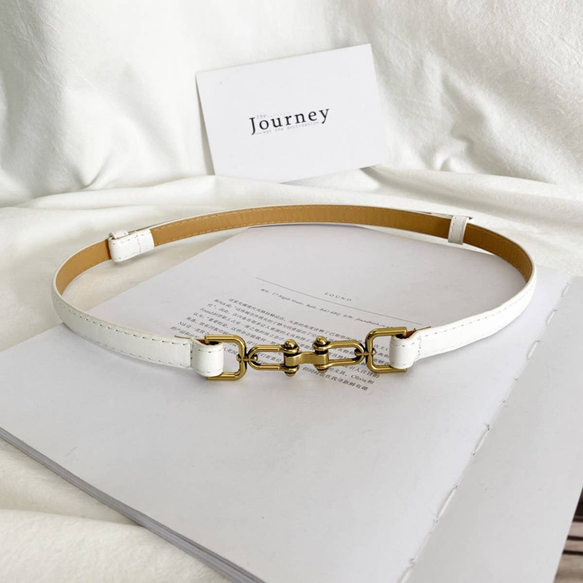 Vintage Matte Thin Belt