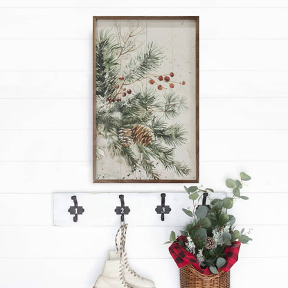 Branches Of Christmas By Petals Prints Design Art Print