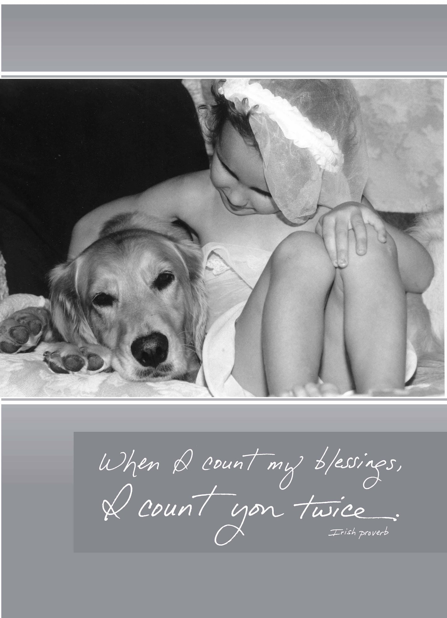 339T: When I Count My Blessings, I Count You Twice. - Irish Proverb