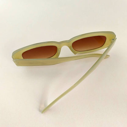 Trendy Small Square Sunglasses for Women, UV400_CWASG0071: BROWN / (OS) 1