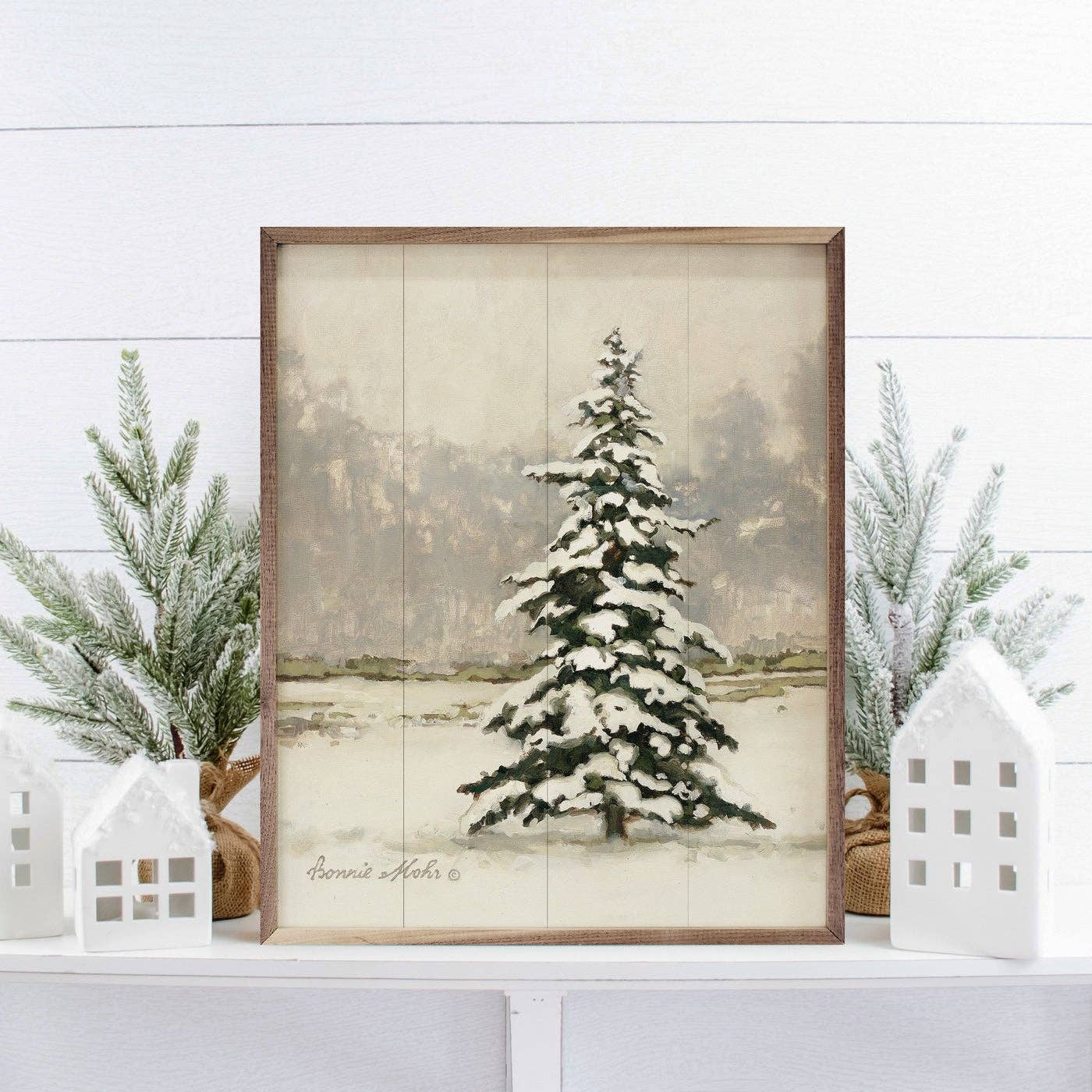 Single Winter Tree Art Print