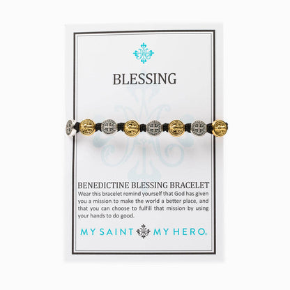 Benedictine Blessing Bracelet - Mixed Metals