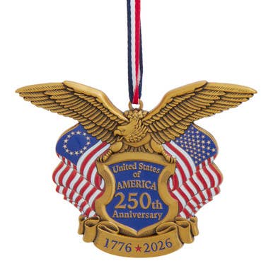 **Pre-Order**  United States of America 250th Anniversary Medal Ornament
