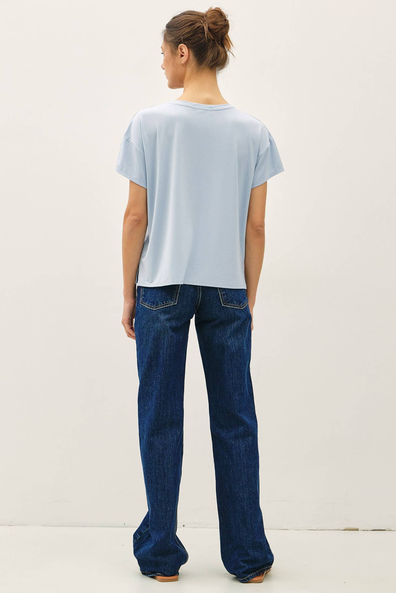 Bamboo Crewneck Oversized T-Shirt