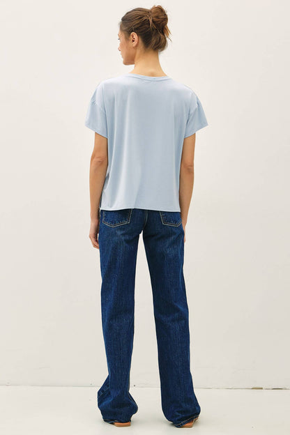 Bamboo Crewneck Oversized T-Shirt