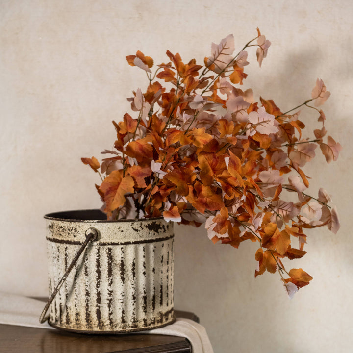 35" APRICOT MAPLE LEAVES BUSH