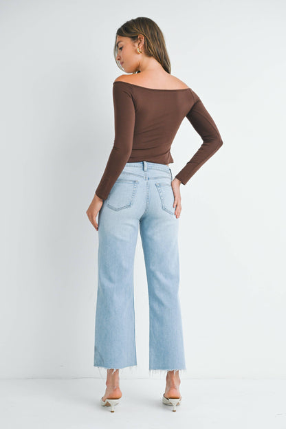 Slim Wide Leg