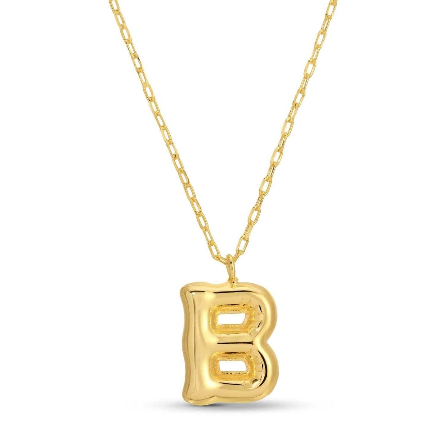 Large Balloon Initial Pendant