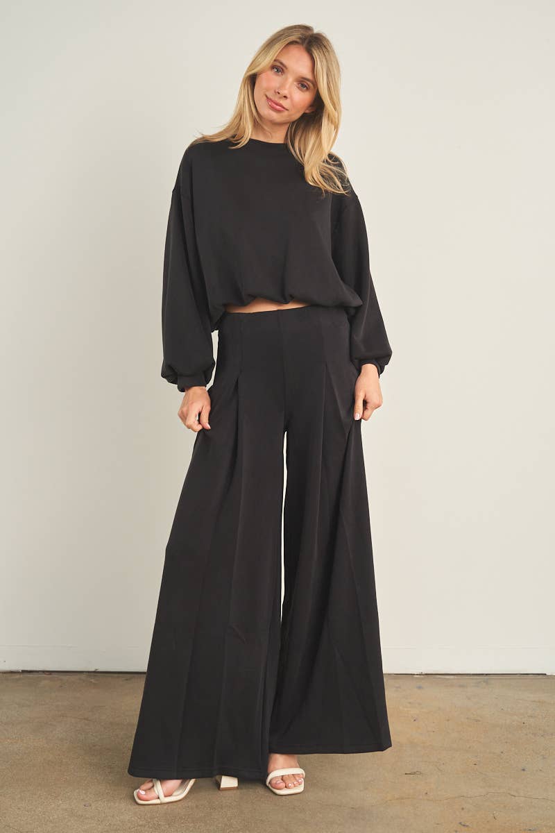 6807-Wide Palazzo Pants