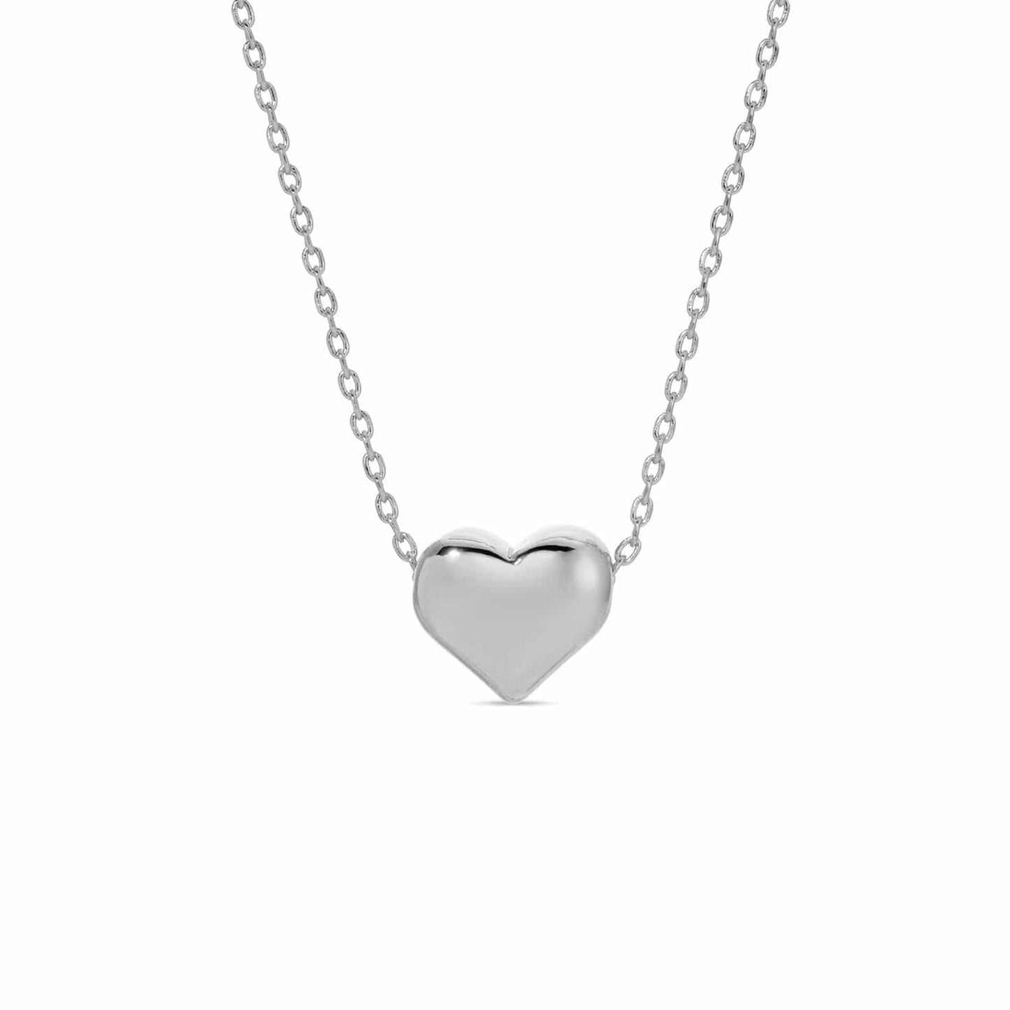 Small Simple Heart Necklace