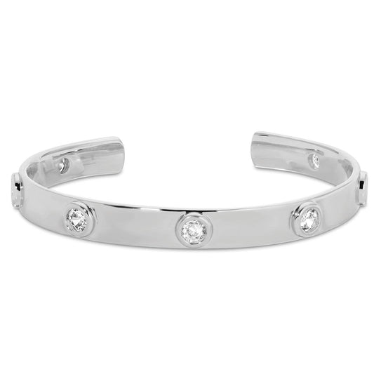 Cubic Zirconia Cuff Bracelet