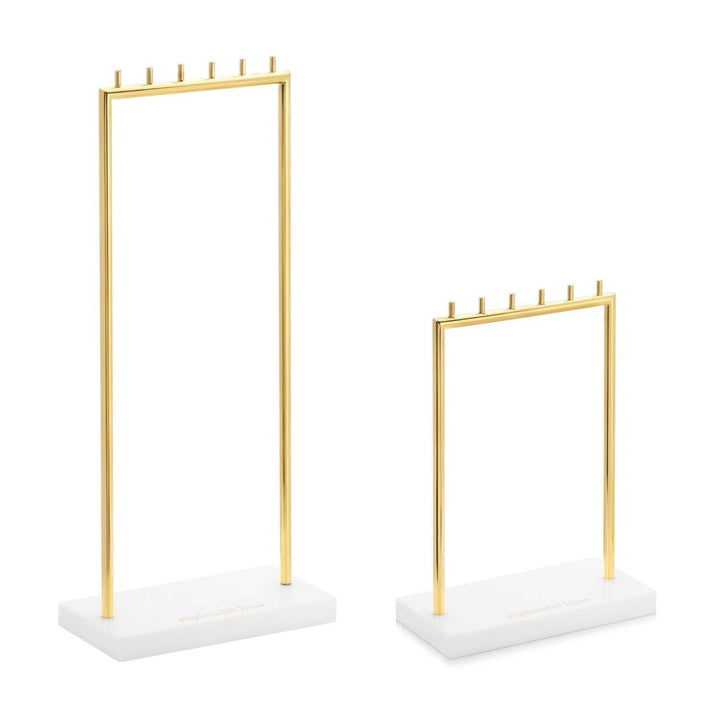 Branded Free Floating Necklace Display With 6 Hooks