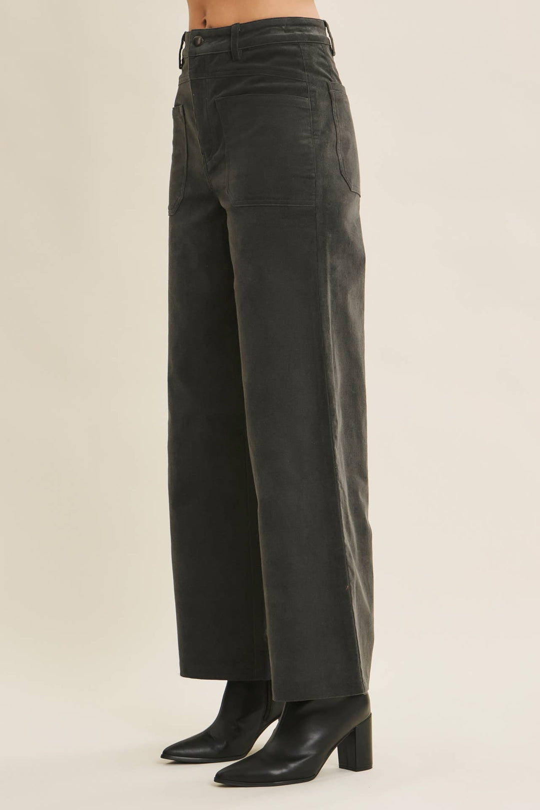 Cozy Chic Corduroy Wide-Leg Pants