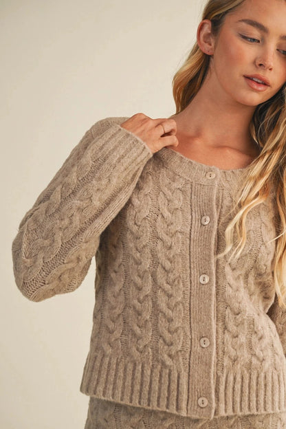 Cable Knit Cardigan