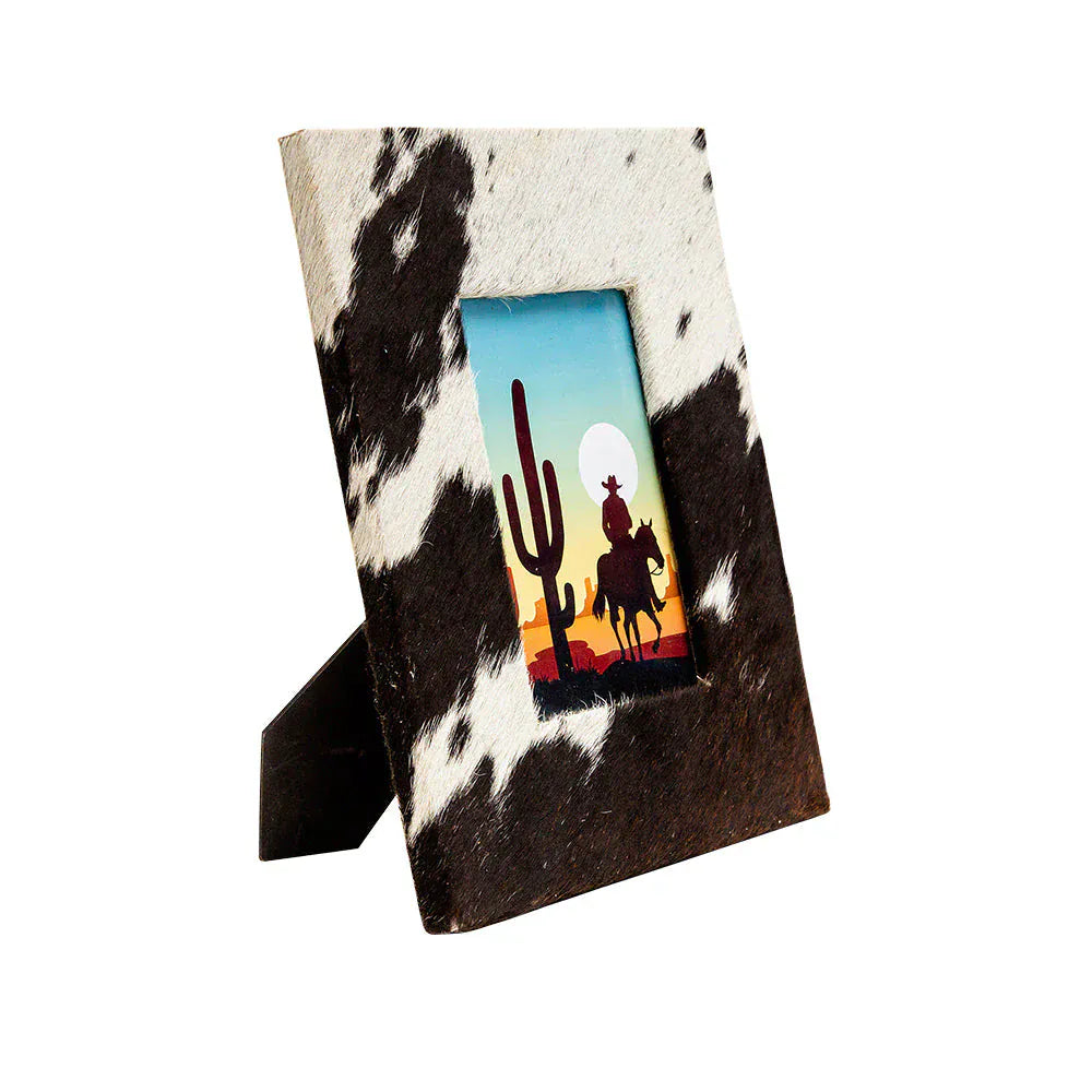 Cactos Cowhide Photo Frame