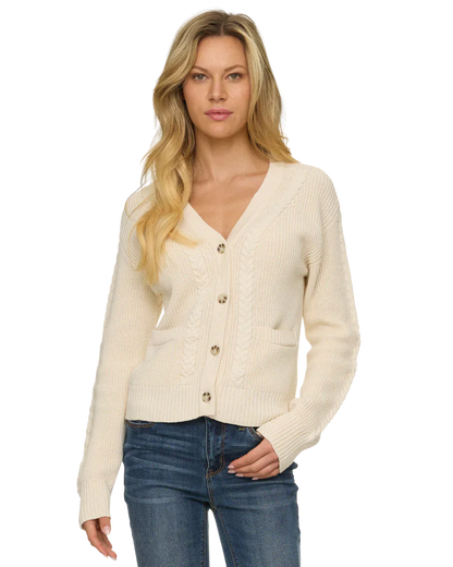 Whitney Braided Cardigan