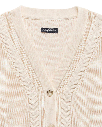 Whitney Braided Cardigan