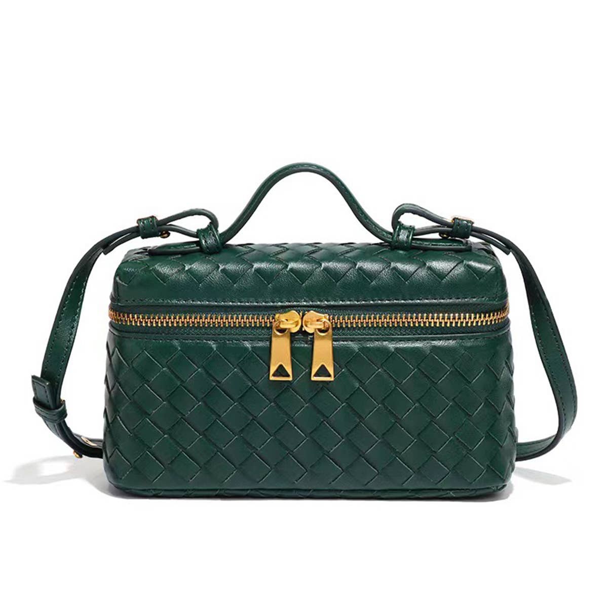 Handmade Woven Trendy Box Shoulder Bag_CWAB06123