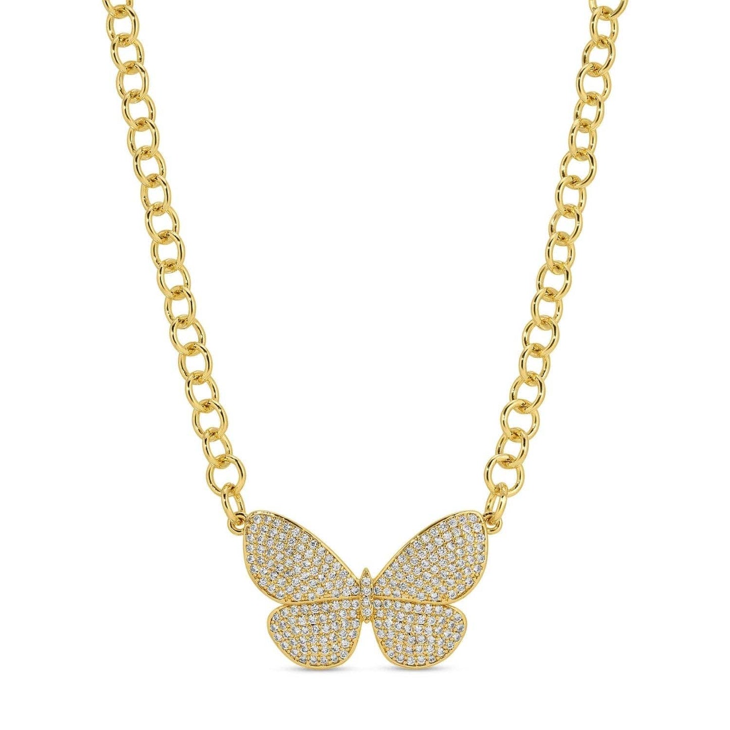 Sale - Flutter, Butterfly Statement Necklace