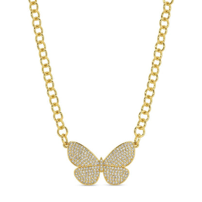 Sale - Flutter, Butterfly Statement Necklace